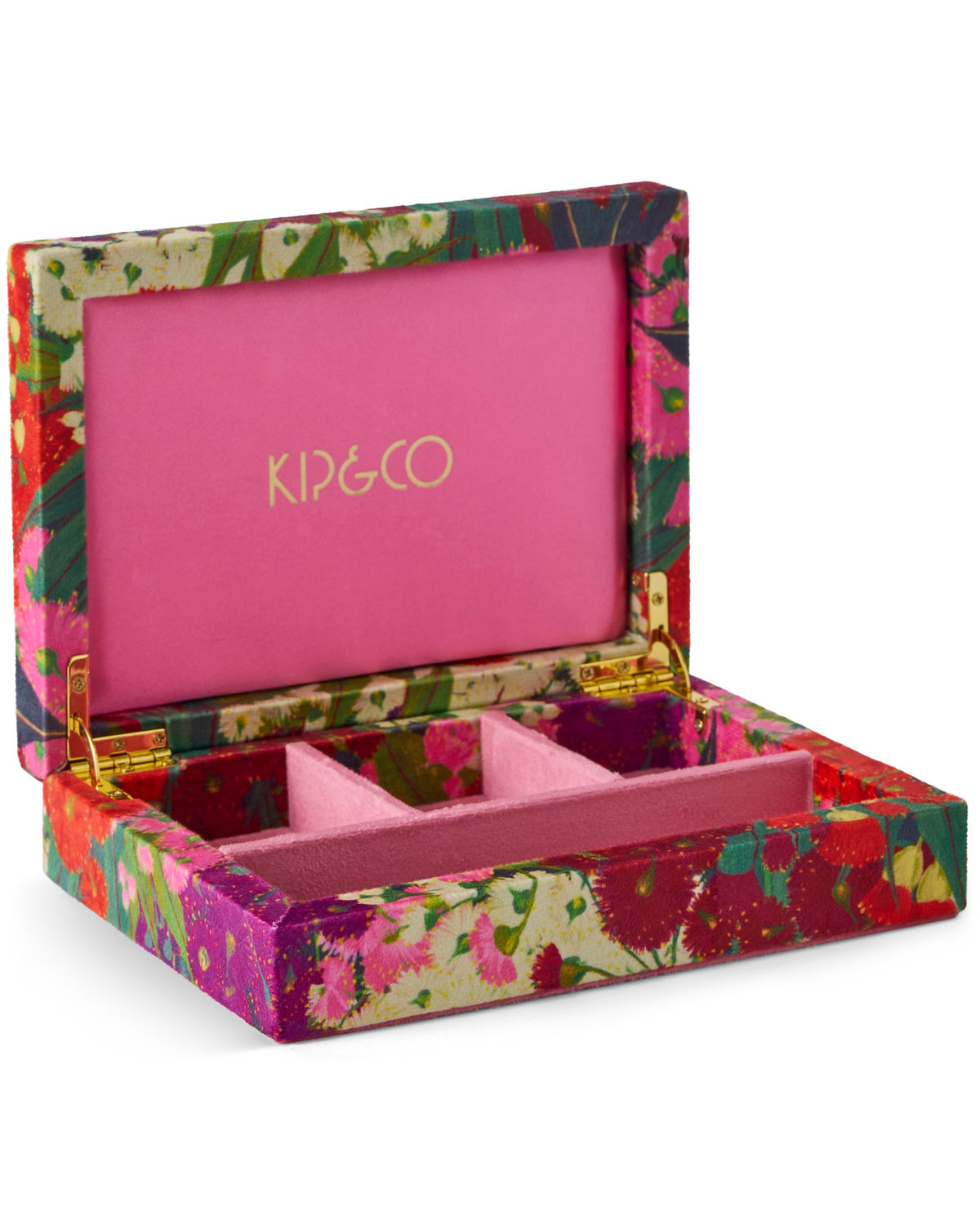 Bush Blossom Velvet Jewellery Box Small