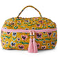 Pretty Pansy Quilted Cotton Toiletry Case