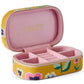 Pretty Pansy Travel Velvet Jewellery Box