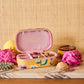 Pretty Pansy Travel Velvet Jewellery Box