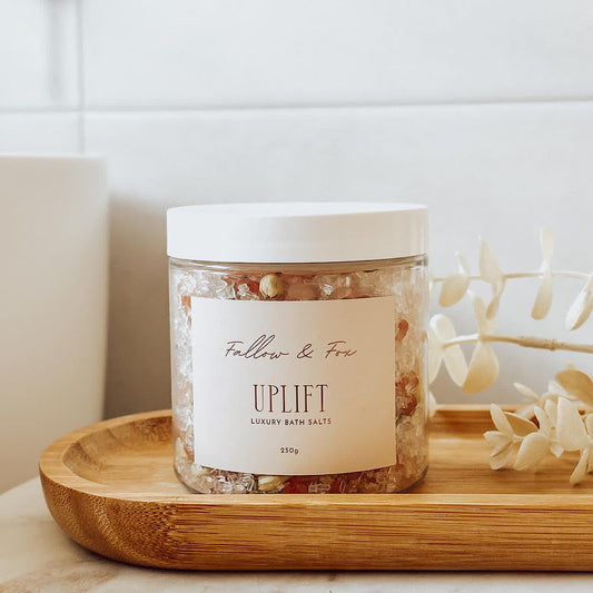 Uplift Luxury Bath Salts - Fallow & Fox