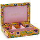 Pretty Pansy Velvet Jewellery Box Small