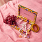 Pretty Pansy Velvet Jewellery Box Small