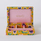 Pretty Pansy Velvet Jewellery Box Small