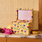 Pretty Pansy Velvet Jewellery Box Large