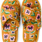 Pretty Pansy Quilted Velvet Adult Slipper
