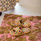 Pretty Pansy Quilted Velvet Adult Slipper