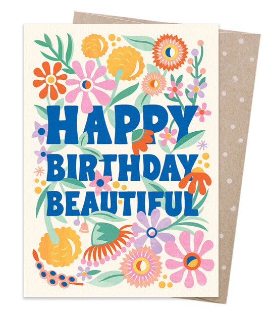Birthday Beauty Card - Earth Greetings