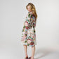 Belle Floral Linen Robe