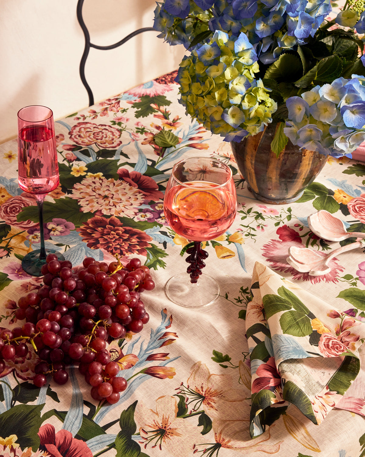 Belle Floral Tablecloth Standard Rectangular