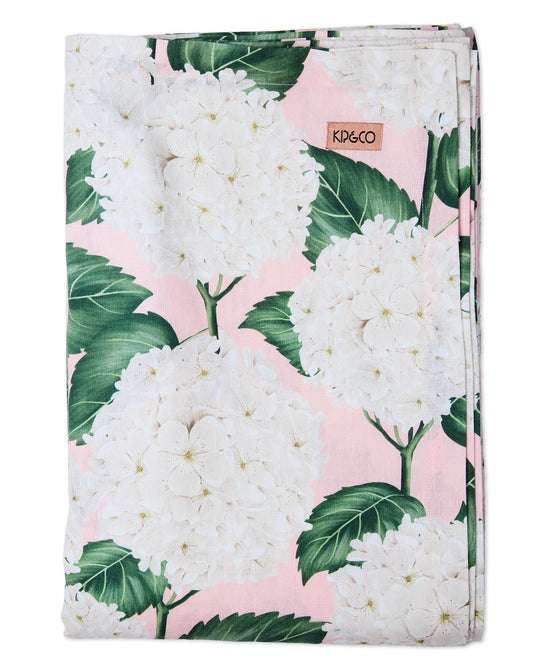 Hydrangea Pink Tablecloth Standard Rectangular
