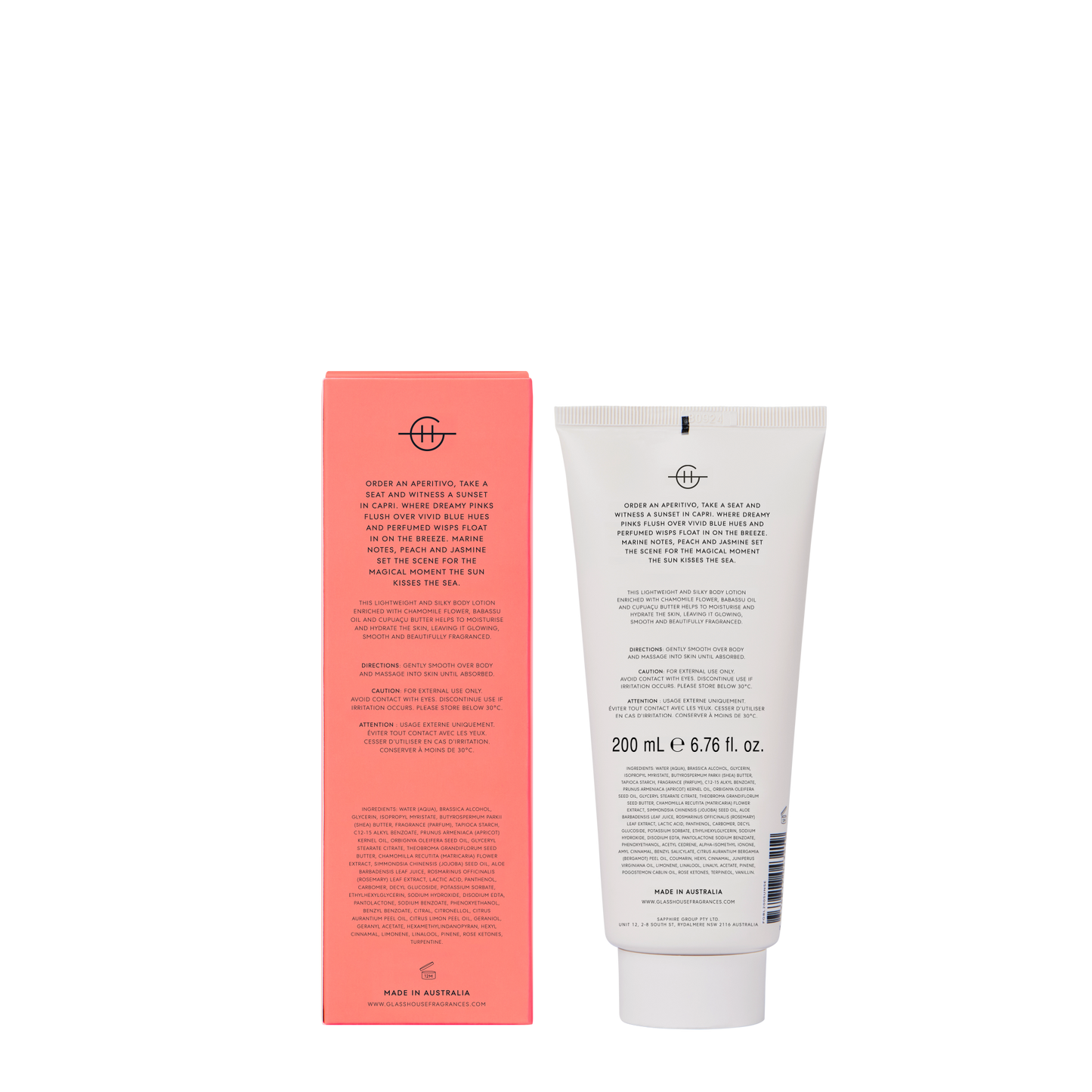 Sunsets In Capri 200ml Body Lotion