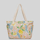 Charlotte Canvas Tote Bag Lemon Print