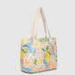 Charlotte Canvas Tote Bag Lemon Print