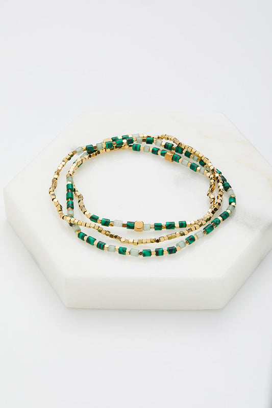 Ophelia Wrap Bracelet Jade
