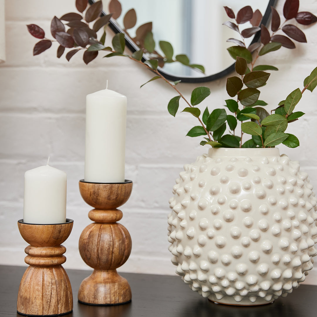 Pearl Off White Vase Medium