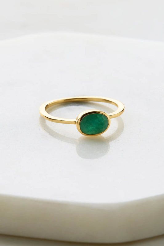 Elly Ring Beryl Emerald