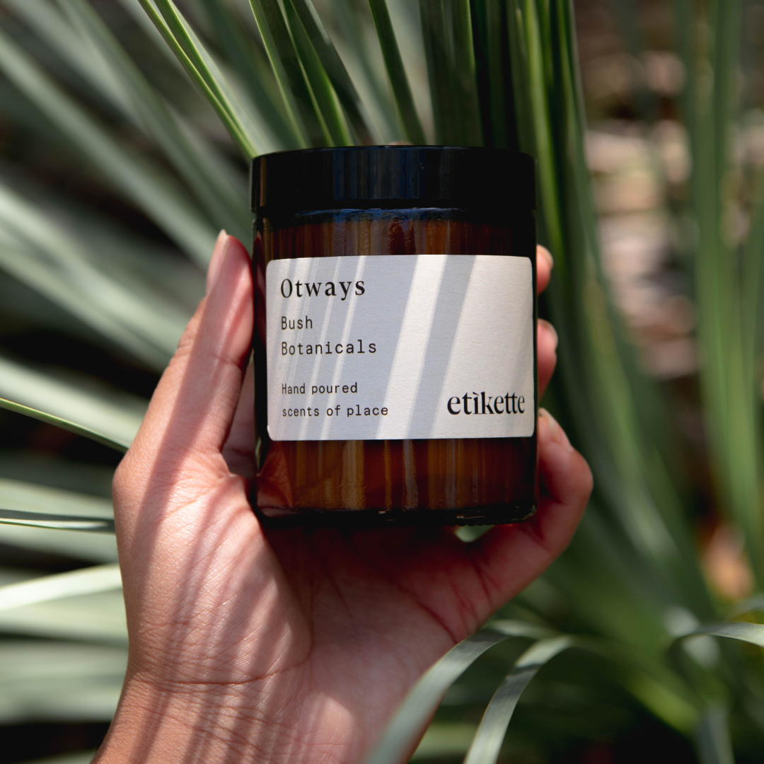 Otways In Bush Botanicals Candle - Etikette