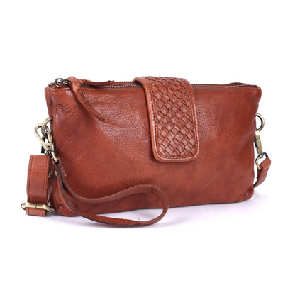 Evie Clutch - Rugged Hide