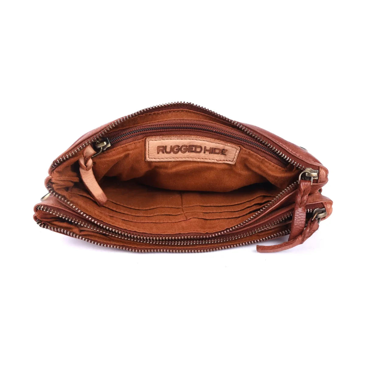 Evie Clutch - Rugged Hide
