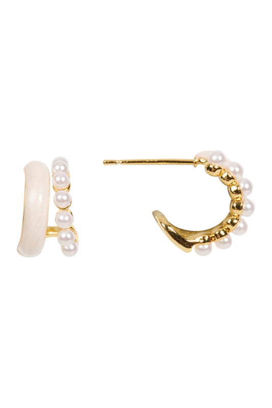 Mira Earring Pearl Mix