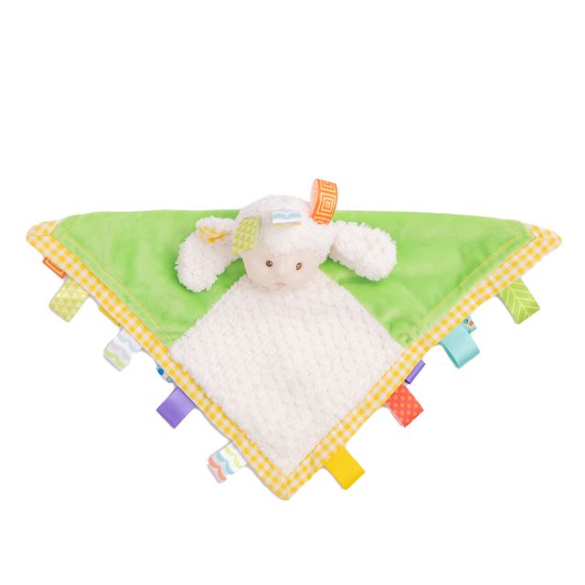 Sherbert Lamb Taggies Blanket