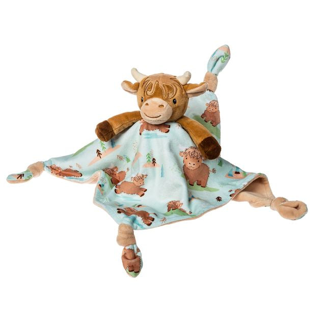 Hetty Highland Cow Taggies Blanket