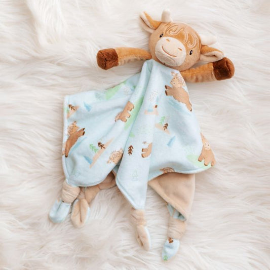 Hetty Highland Cow Taggies Blanket