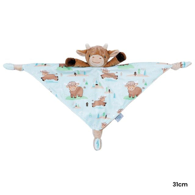 Hetty Highland Cow Taggies Blanket