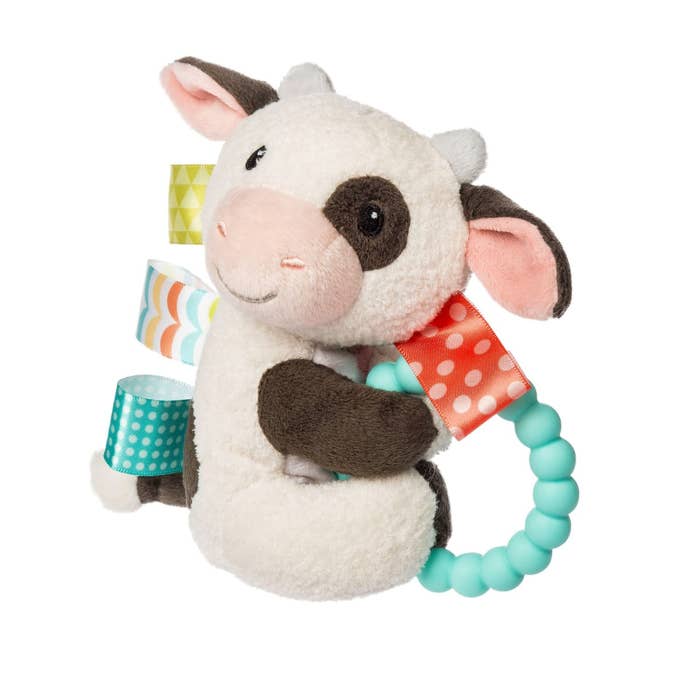 Buttercup Cow Taggies Teether Rattle