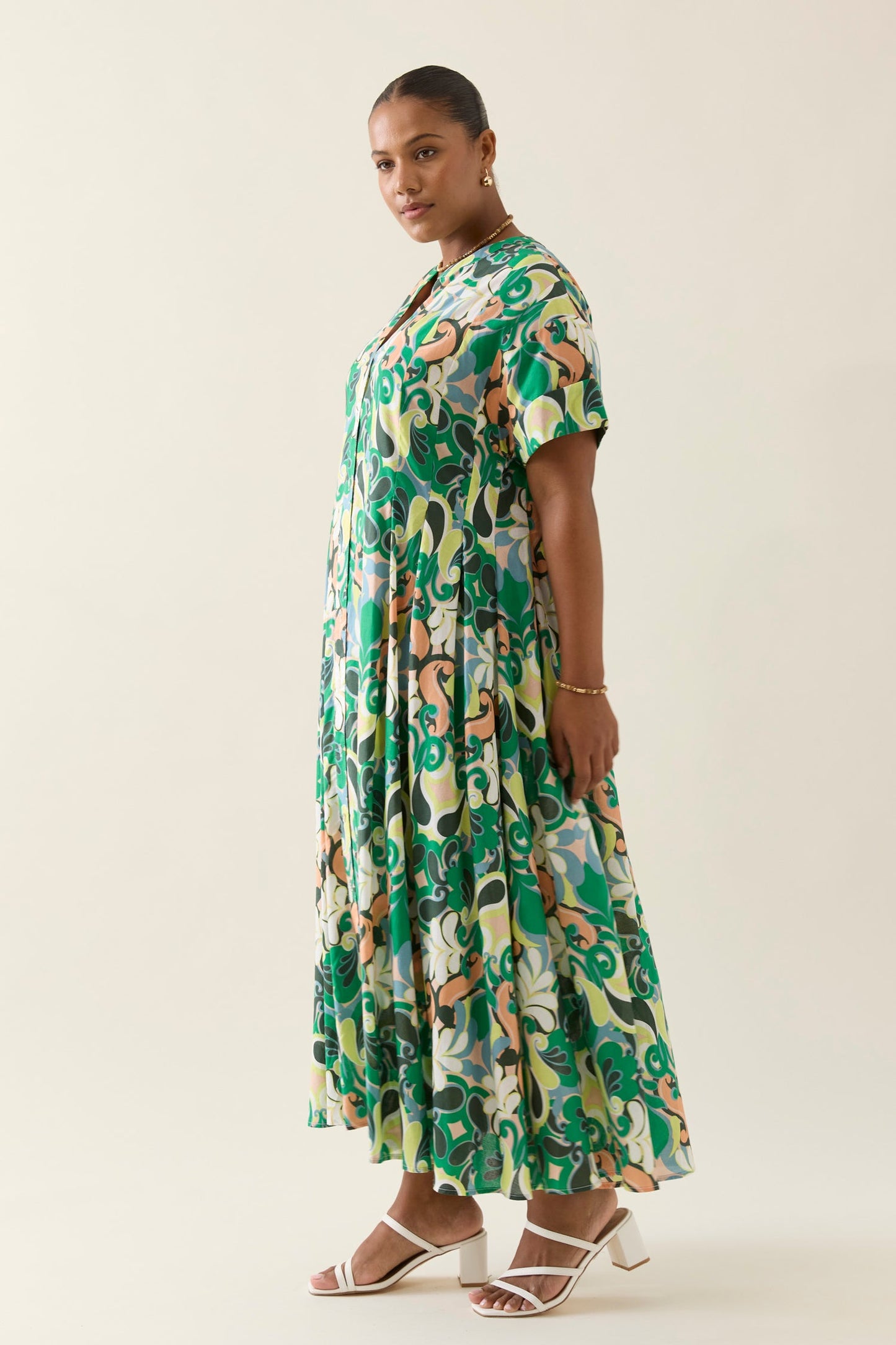 Aurora Pleat Maxi