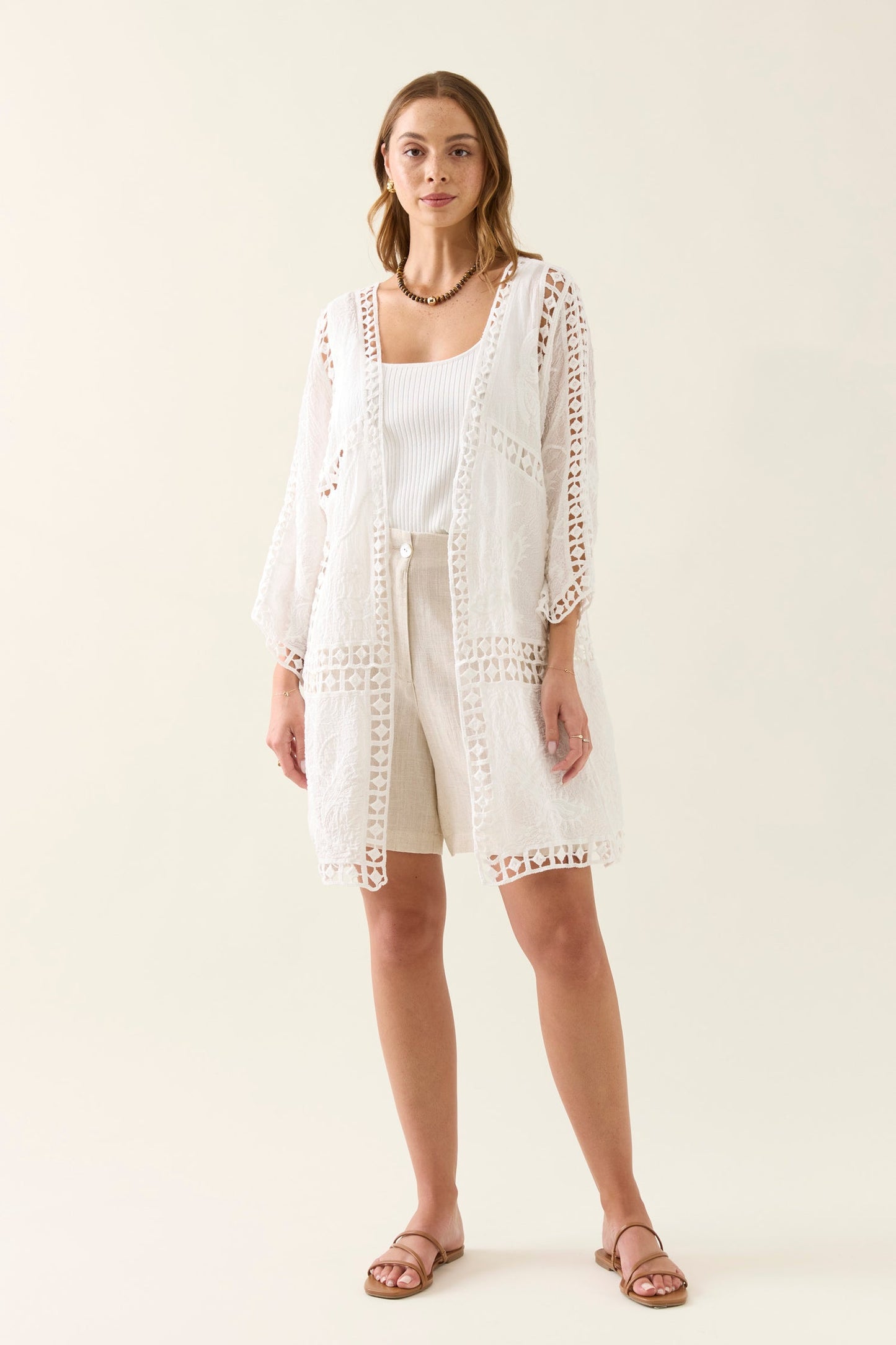 Oline Lace Kimono