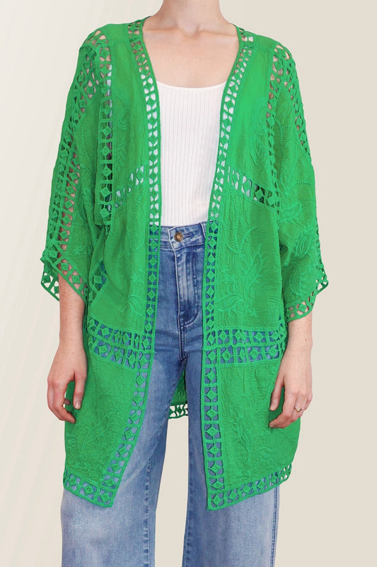 Oline Lace Kimono
