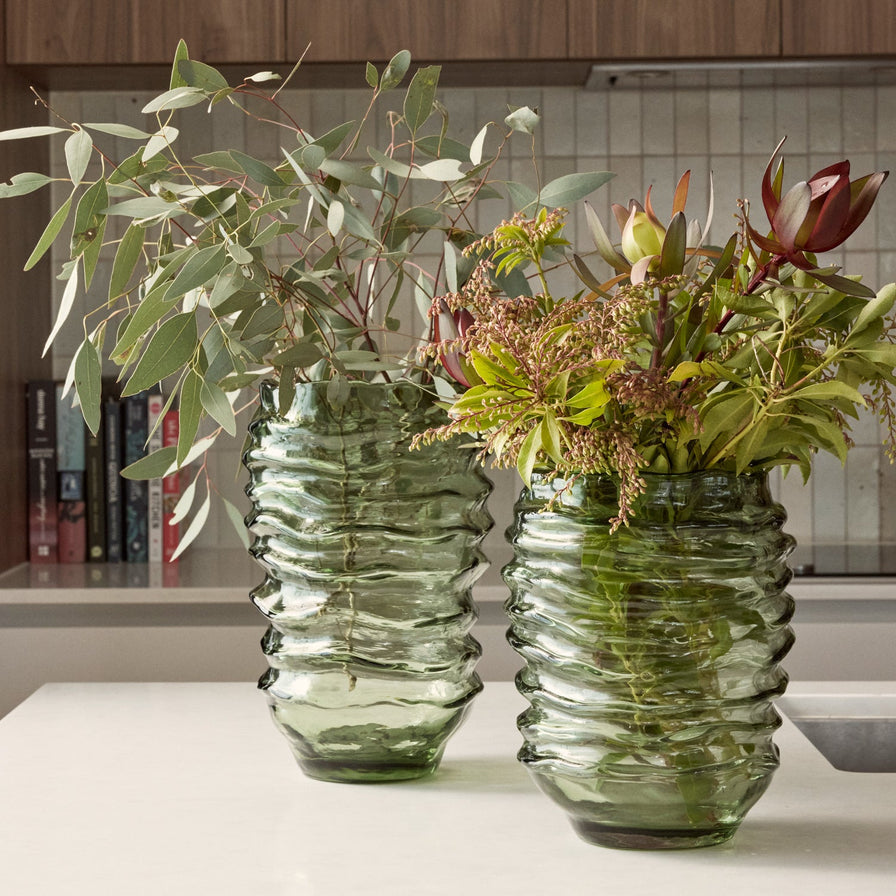 Blair Green Glass Vase Large