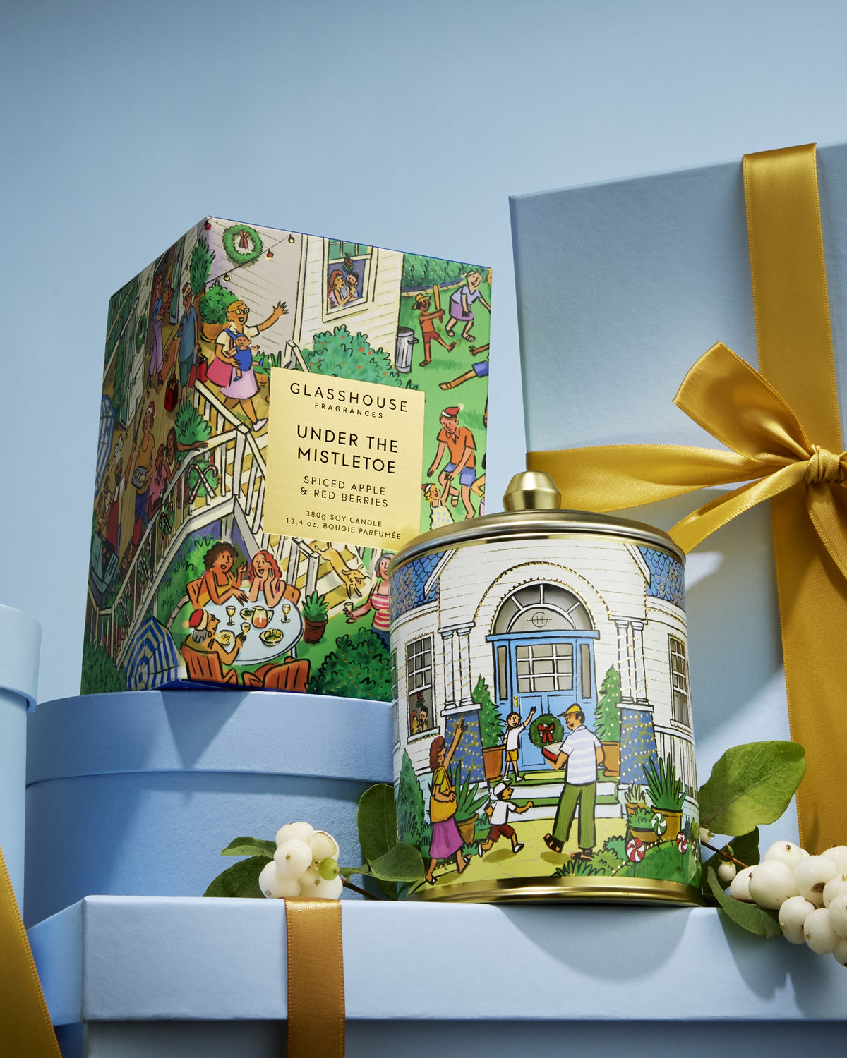 Under The Mistletoe 380g Candle