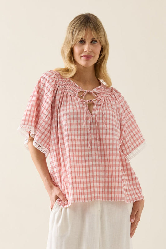 Esther Shirred Top