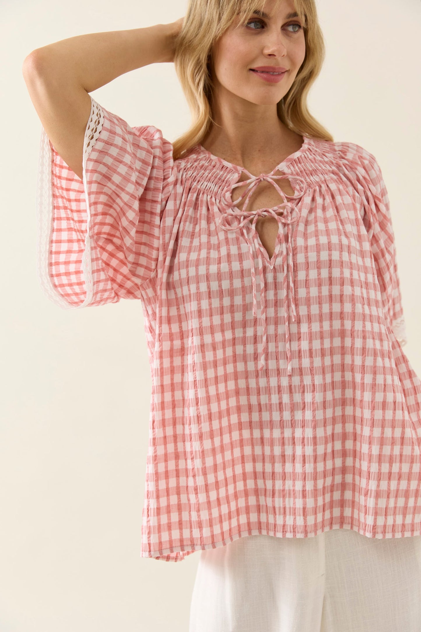 Esther Shirred Top