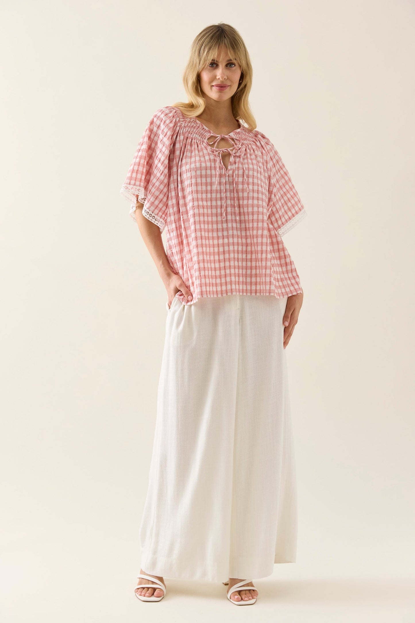 Esther Shirred Top