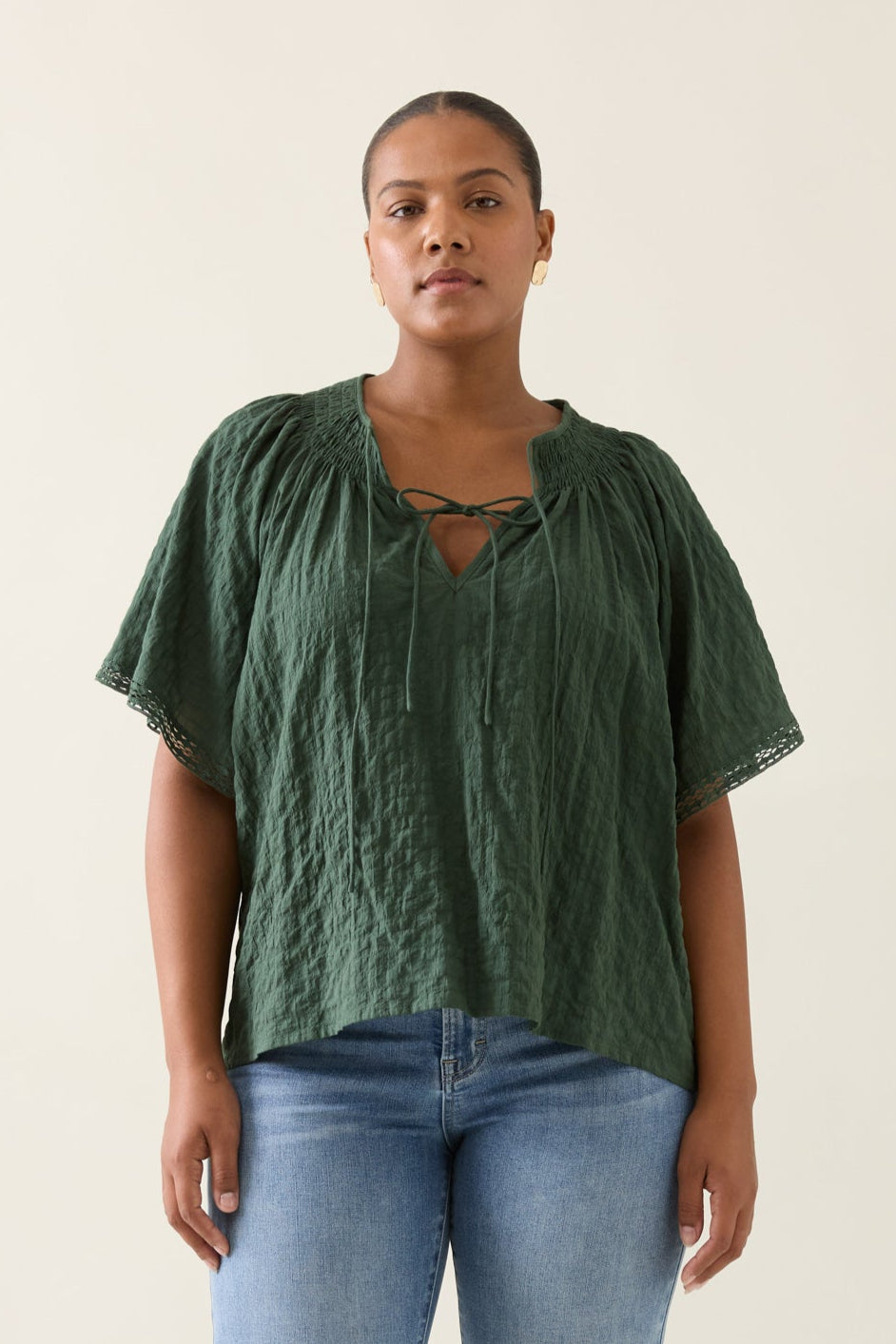 Esther Shirred Top