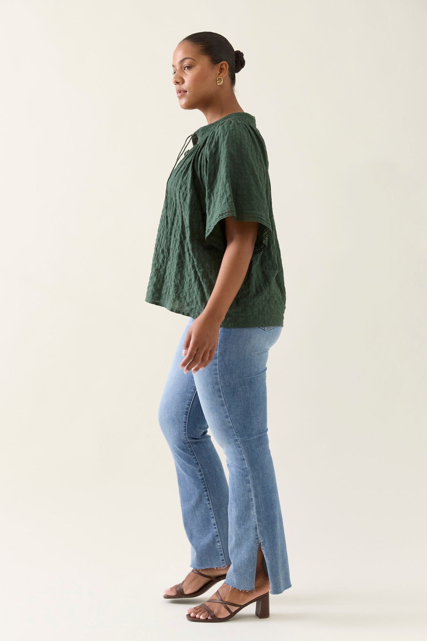 Esther Shirred Top
