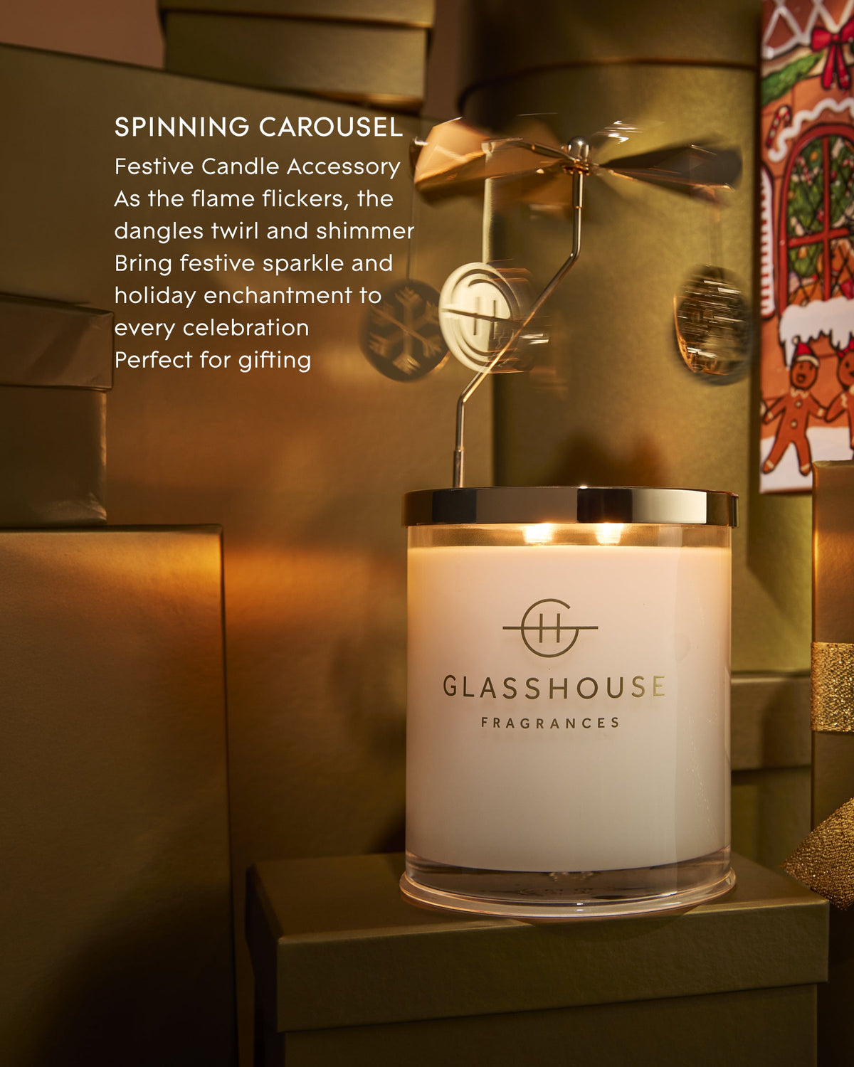Christmas Spinning Carousel Accessory