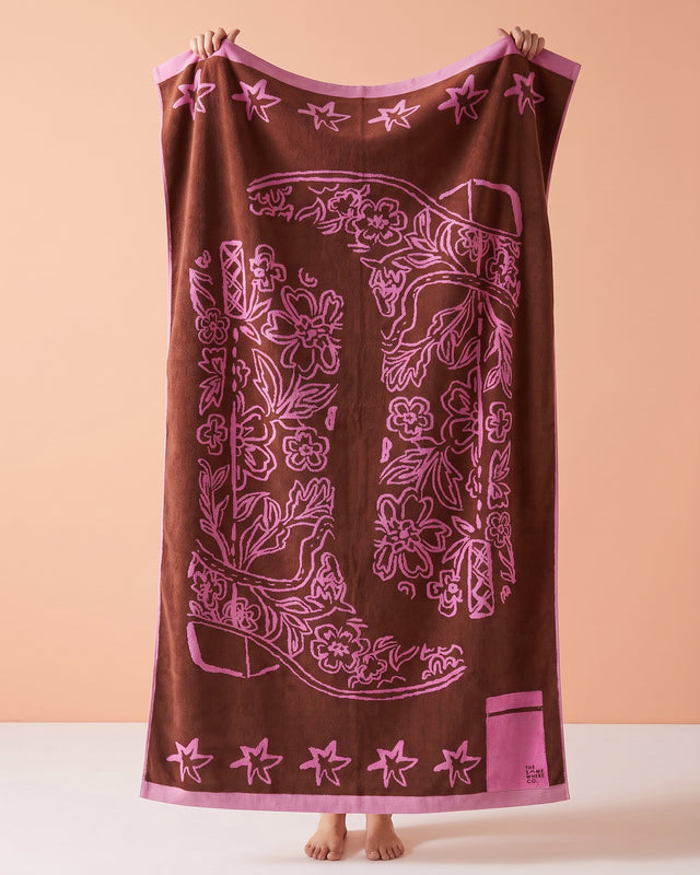 Nobody’s Darlin Premium Cotton Beach Towel