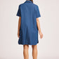 Melenia Denim Shirt Dress