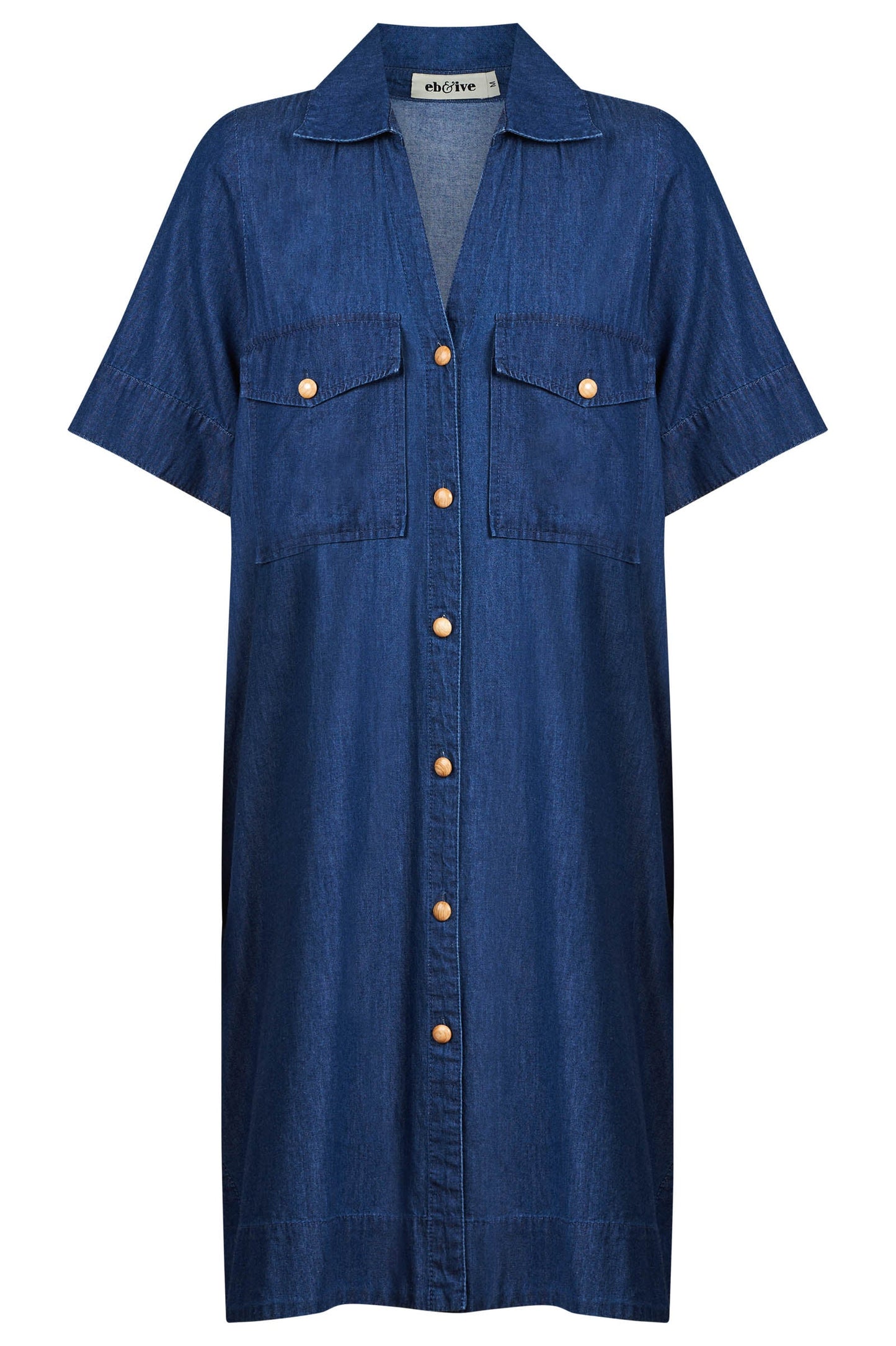 Melenia Denim Shirt Dress