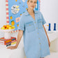 Melenia Denim Shirt Dress
