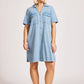 Melenia Denim Shirt Dress