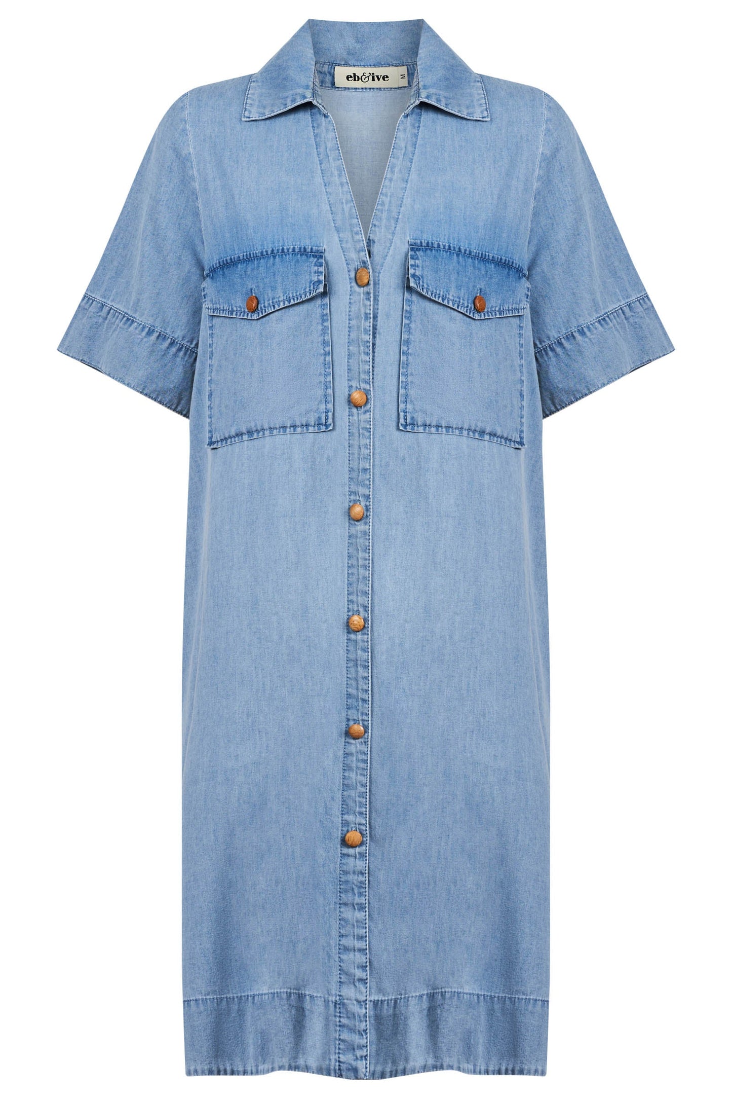 Melenia Denim Shirt Dress