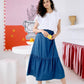 Melenia Denim Skirt