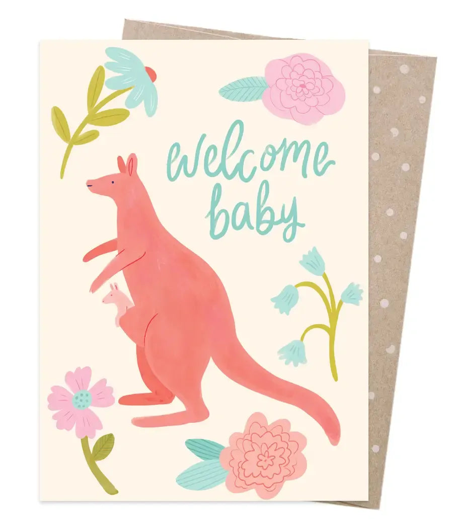 Baby Kangaroo Greeting Card