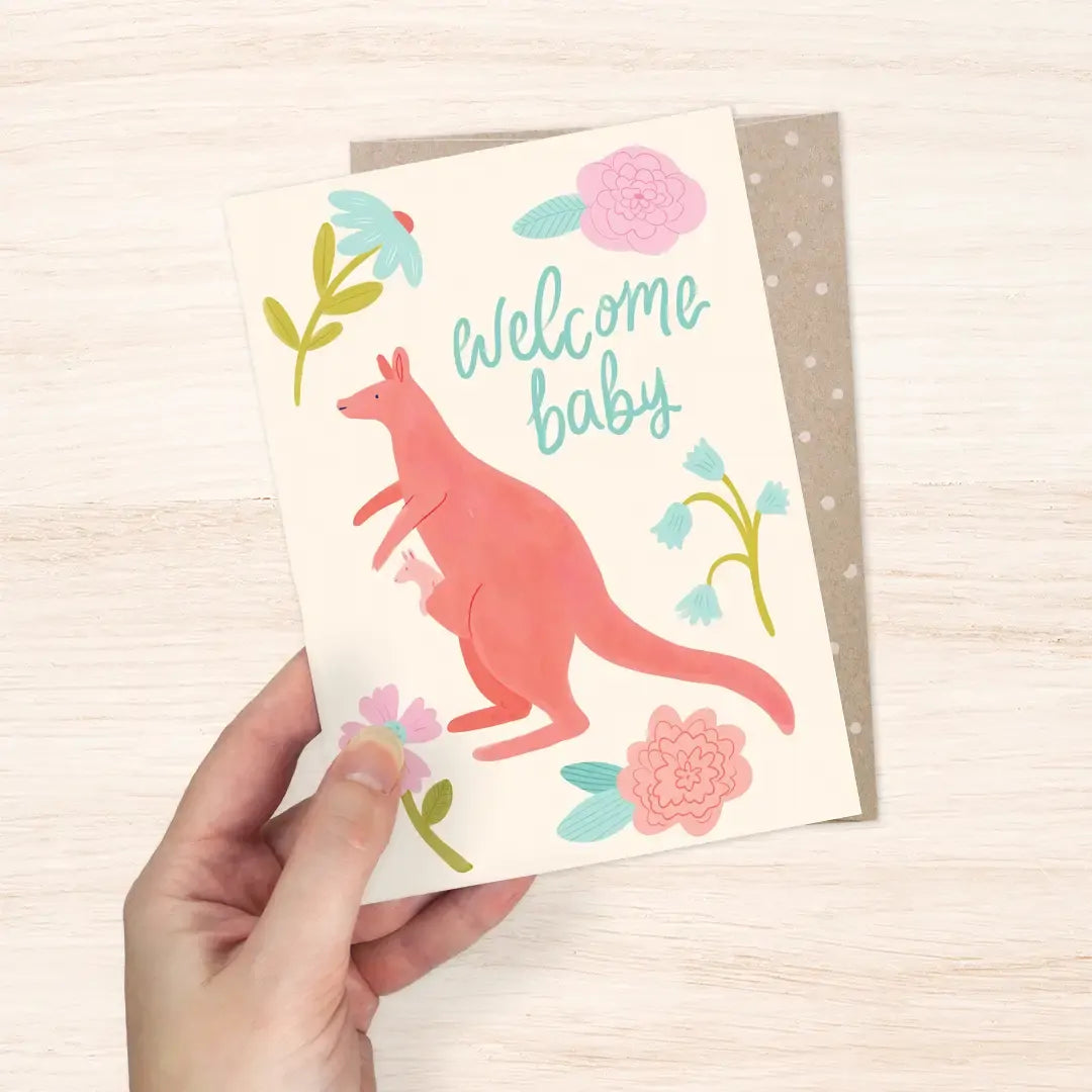 Baby Kangaroo Greeting Card